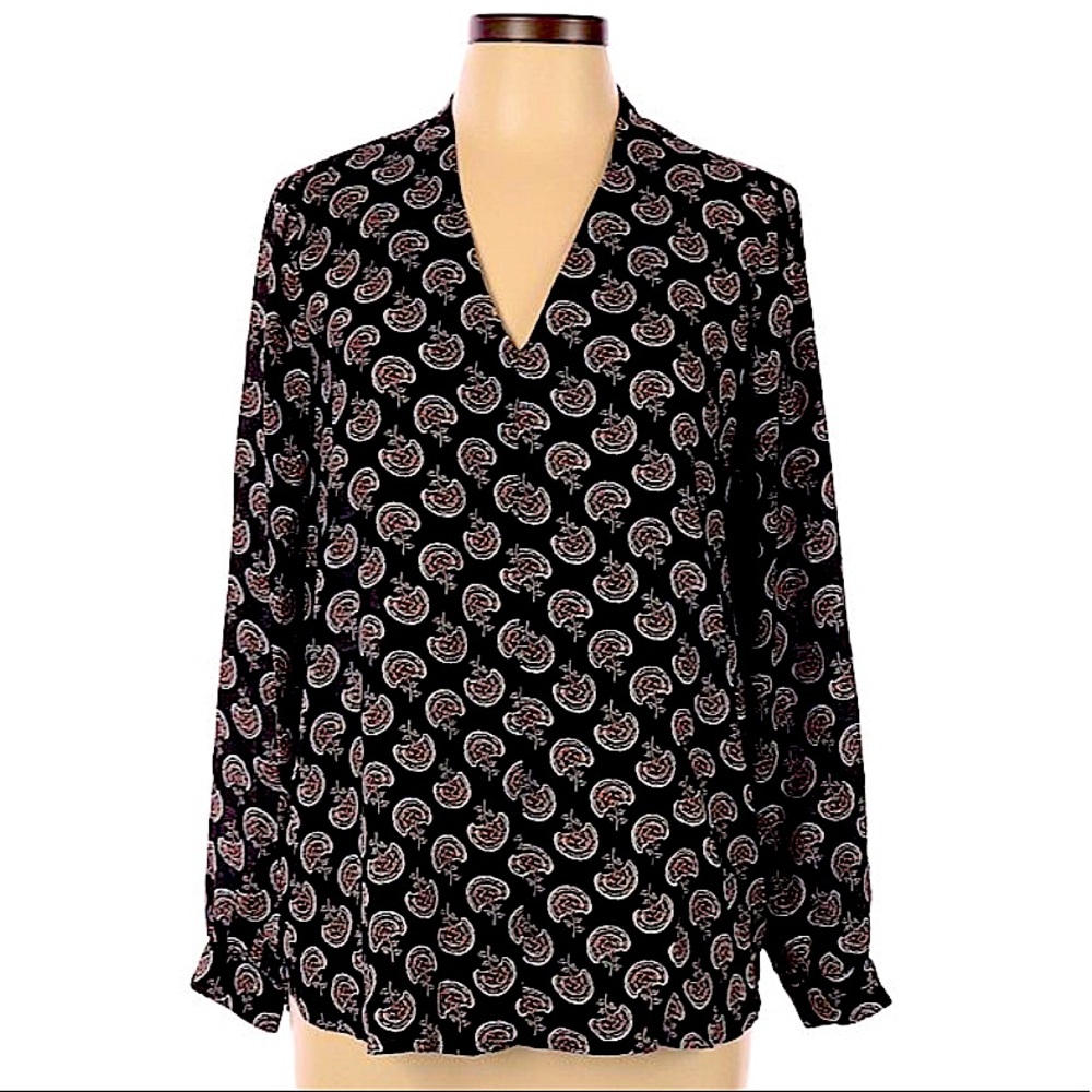 Anthro blouse sz L